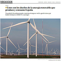 Estos son los dueos de la energa renovable que produce y consume Espaa
